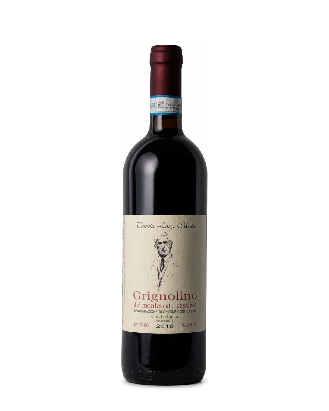 BIO VEGAN Monferrato Grignolino DOC – einheitlich skalierte Produktabbildung