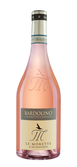Chiaretto di Bardolino Classico von Le Morette – Roséflasche freigestellt