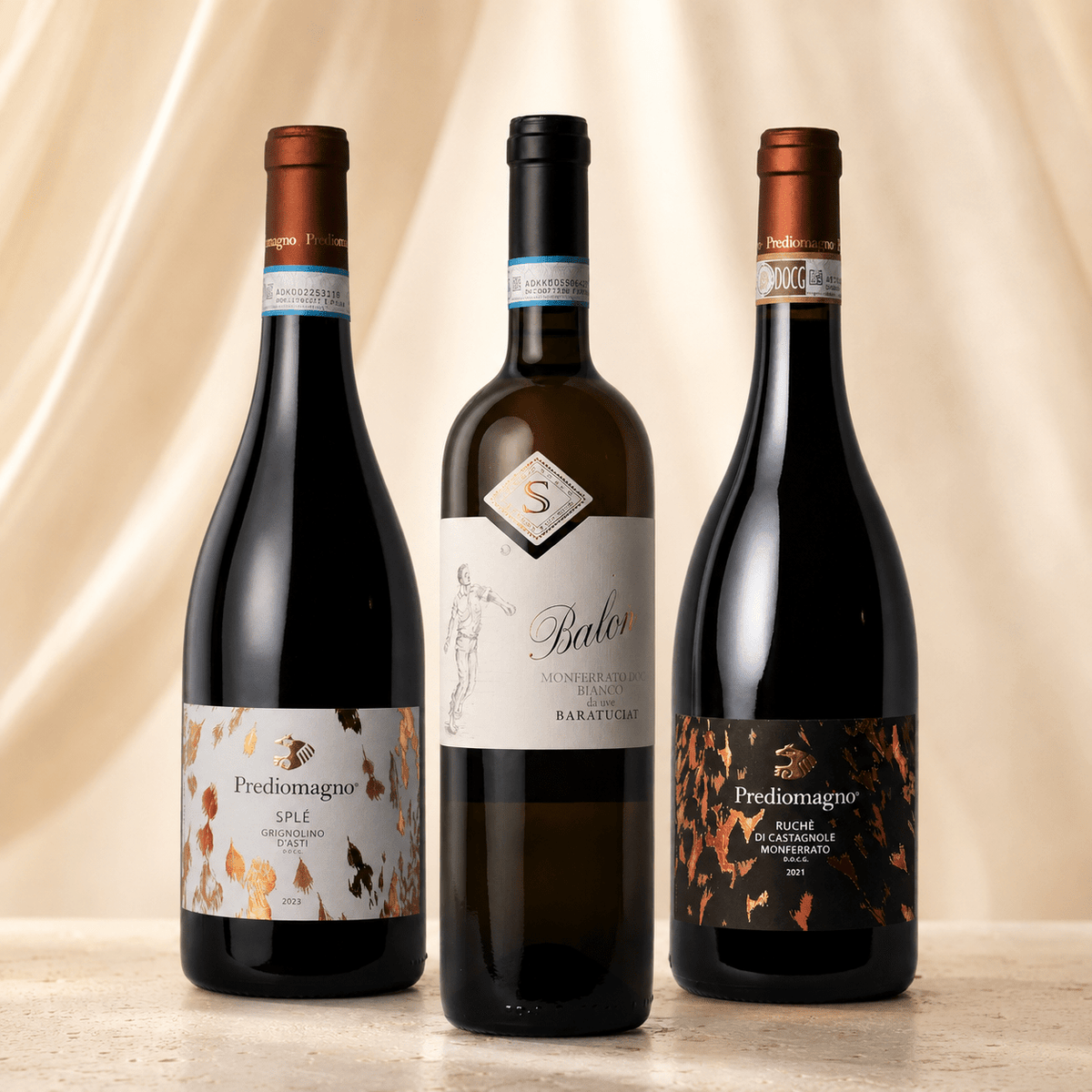 Piemons Entdecker-Trio – Fast vergessene Rebsorten - Piemons Weinkost